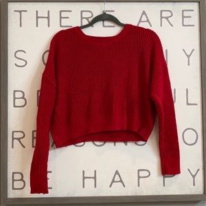 Red sweater